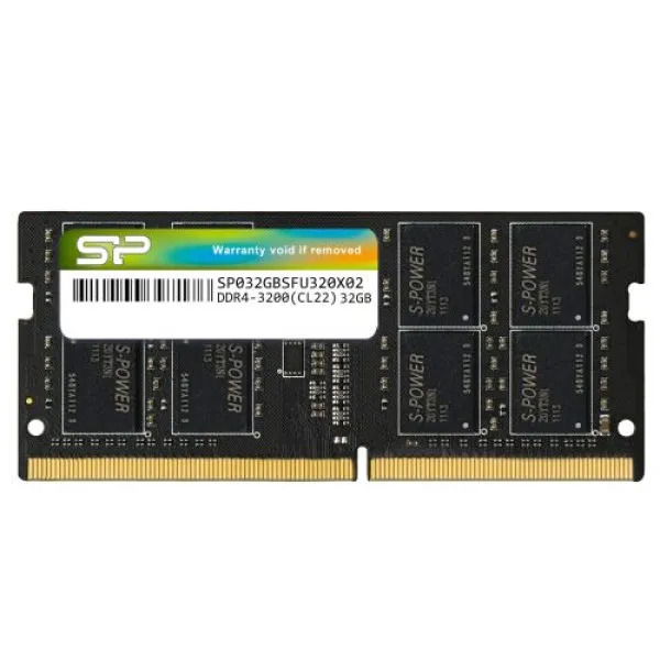 SILICON POWER RAM SODIMM DDR4 32GB 3200MHz SiliconPower SP032GBSFU320X02 Slika 1