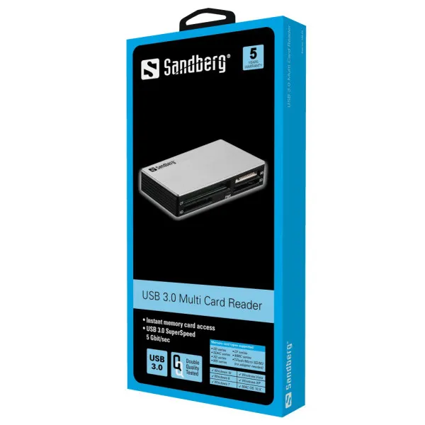 Čitač kartica Sandberg USB 3.0 Multi card reader 133-73 Slika 2