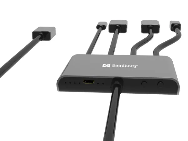 Kabl-display HUB Sandberg All-In-One USB C/DP/m DP/HDMI - HDMI 2m 509-21 Slika 4