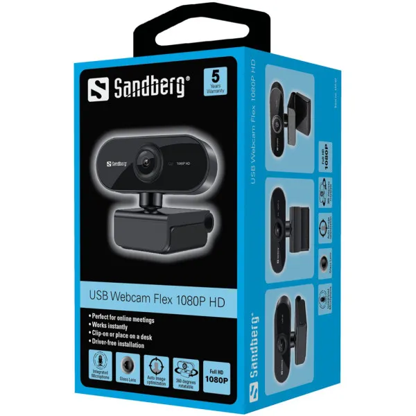 WEB kamera Sandberg USB Webcam Flex 1080p HD 133-97 Slika 2