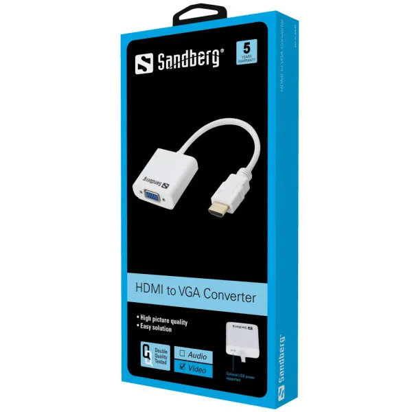 Adapter Sandberg HDMI - VGA 508-69 Slika 2