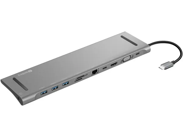 Docking station Sandberg 10in1 USB-C - HDMI/VGA/LAN/3xUSB 3.0/USB C 136-31 Slika 1