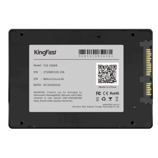 SSD 2.5" SATA KingFast F10 256GB, 550MBs/460MBs Slika 3