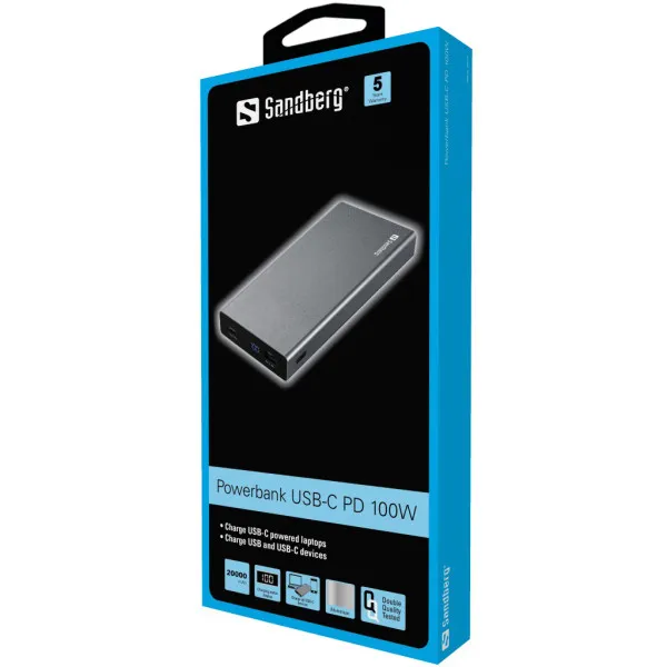 Powerbank Sandberg USB-C 420-52 20000mAh 100W Slika 2