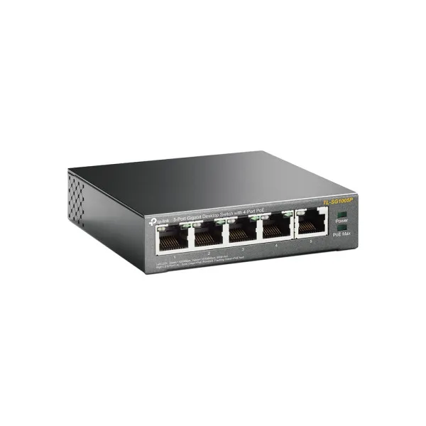 TP-Link LAN Switch TP-LINK TL-SG1005P 10/100/1000 5port (4 PoE) Slika 3