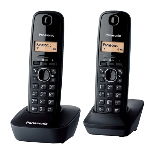 Telefoni Fiksni bezicni PANASONIC KX-TG1612FXH - 2 Slusalice Slika 1