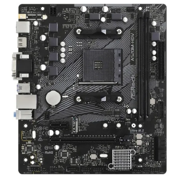 MB AM4 ASRock A520M-HDV 90-MXBE50-A0UAYZ Slika 2