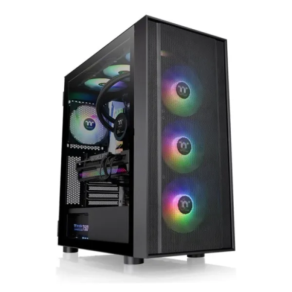 Kućište Thermaltake H570 TG ARGB x3 Fan/Black/Glass/CA-1T9-00M1WN-01 Slika 1