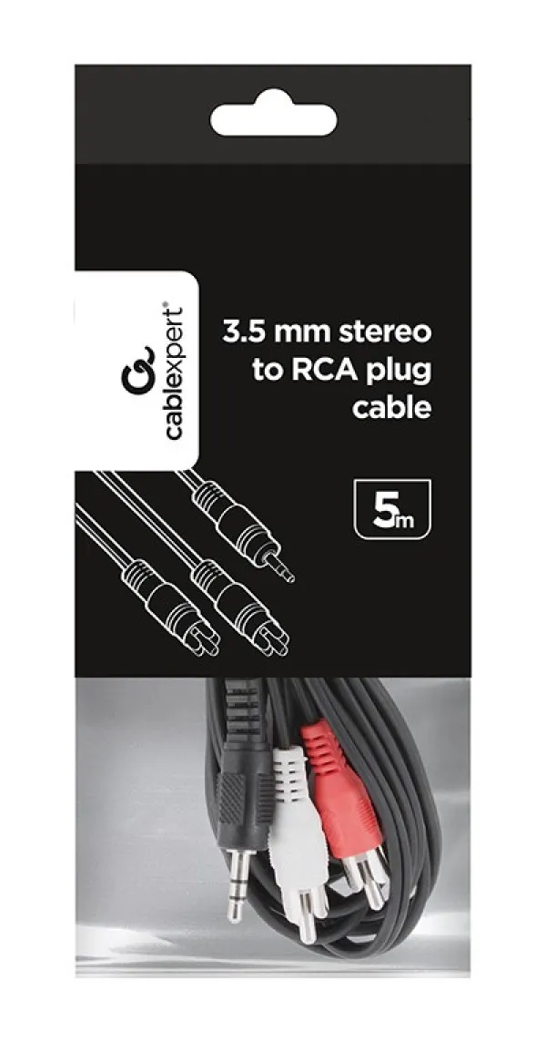 Audio kabl Cablexpert CCA-458-5M 3.5mm-2xRCA M 5m Slika 3