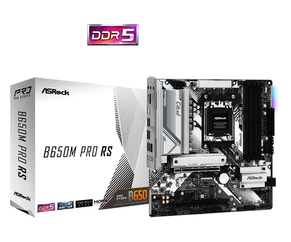 MB AM5 ASRock B650M PRO RS 90-MXBLP0-A0UAYZ Slika 1