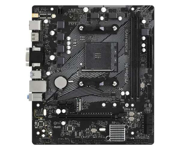 MB AM4 ASRock A520M-HVS 90-MXBE60-A0UAYZ Slika 3