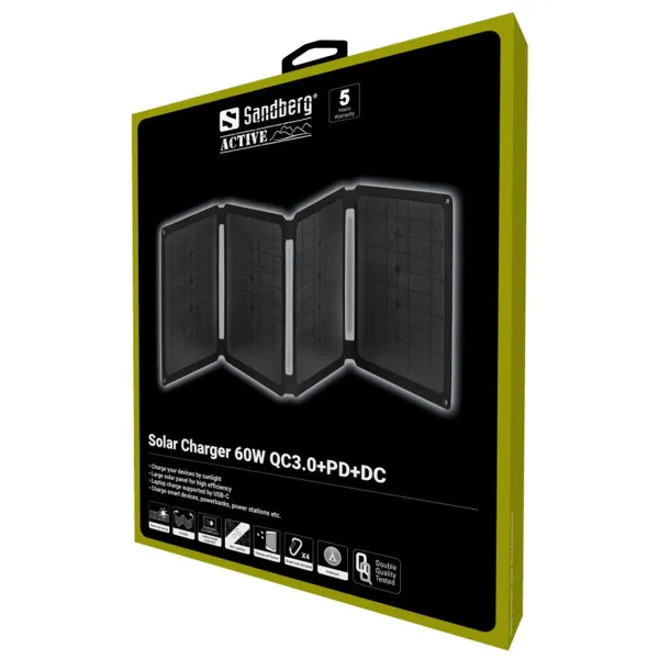 Solarni punjač Sandberg 420-80 60W 2xUSB/PD/DC Slika 5