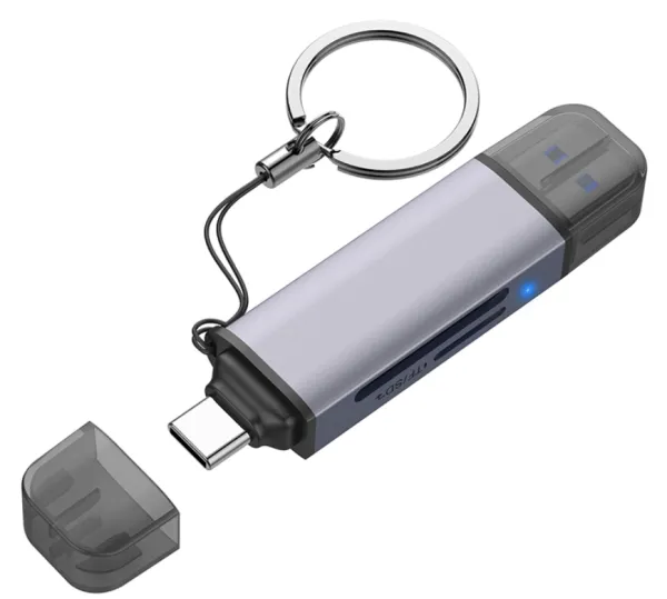 Čitač kartica Netac WK13 USB-A 3.2/USB-C 3.2 NT09WK13-30GR Slika 1