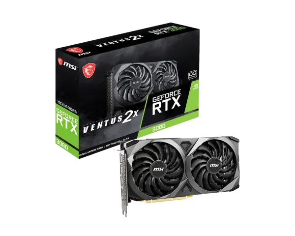 SVGA MSI Geforce RTX 3060 Ventus 2X OC 12GB GDDR6X Slika 1
