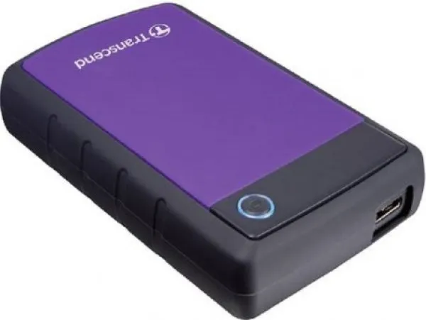 HDD E2.5" Transcend 4TB USB 3.0 TS4TSJ25H3P Anti-shock Black/Purple Slika 1