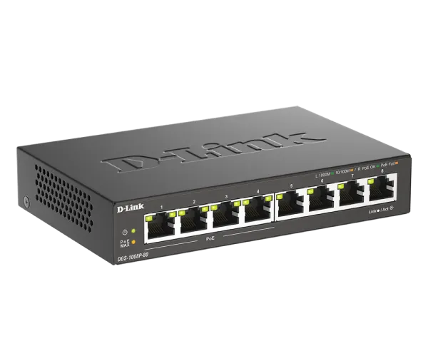 LAN Switch D-Link DGS-1008P/E 10/100/1000 8port -4Poe Slika 2