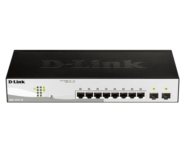 LAN Switch D-Link DGS-1210-10/E 10/100/1000 8port/2SFP Smart Slika 1