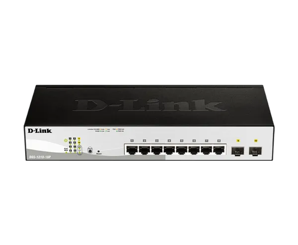 LAN Switch D-Link DGS-1210-10P/E 10/100/1000 8PoEport/2SFP Smart Slika 1