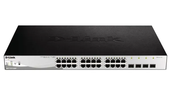 LAN Switch D-Link DGS-1210-28MP/E 10/100/1000 24PoEport/4SFP Smart Slika 1