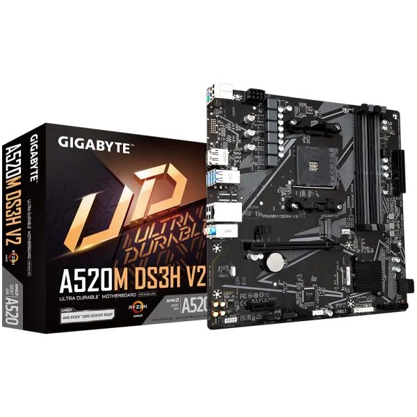 MB Gigabyte AMD AM4 A520M DS3H V2 1.0 Slika 1