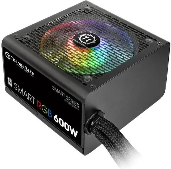 Napajanje 600W Thermaltake Smart RGB 12cm Fan/80Plus, PS-SPR-0600NHSAWE-1 Slika 1