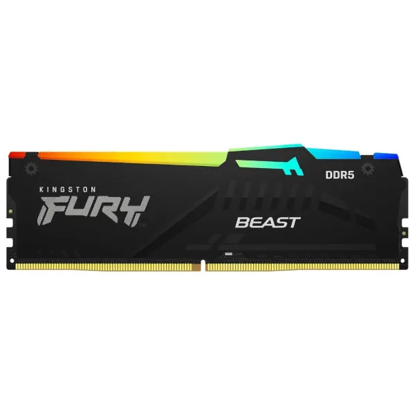RAM DIMM DDR5 64GB (2x32GB) 6000MHz KF560C36BBEAK2-64 Kingston Fury Beast RGB Slika 1
