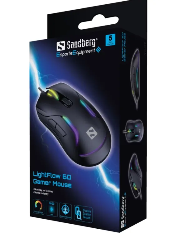 Miš Sandberg LightFlow 6D Gamer Mouse 640-27 Slika 2