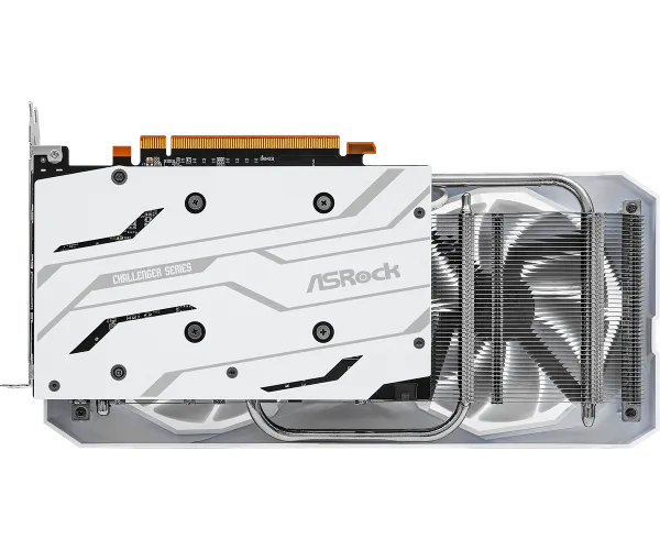 ASRock SVGA Asrock Radeon RX 6600 Challenger W 8GB GDDR6 White, RX6600 CLW 8G Slika 2