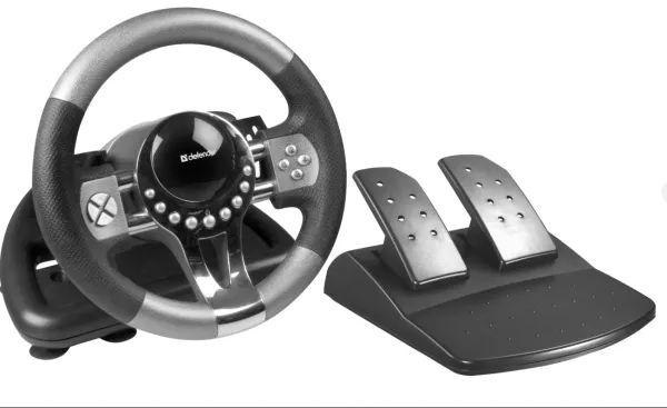 Gaming volan Defender Forsage GTR sa pedalama Slika 1