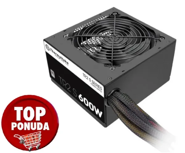 Napajanje 600W Thermaltake TR2 S/12cm Fan/80Plus, PS-TRS-0600NPCWEU-2 Slika 1