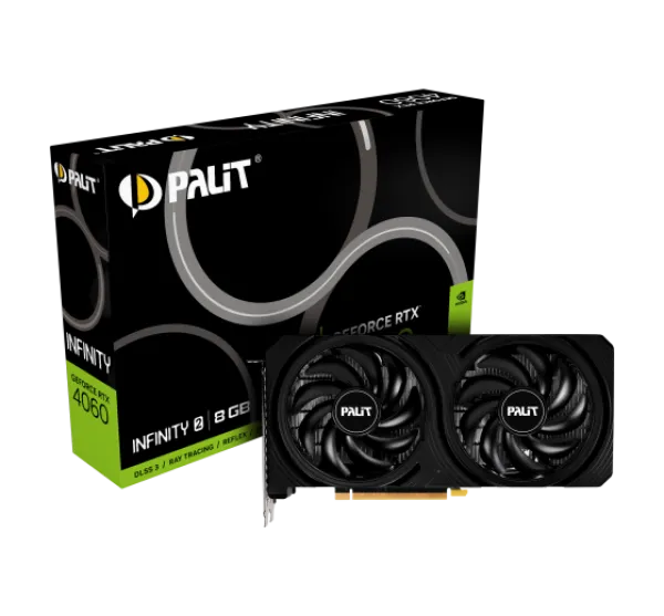 PALIT SVGA Palit RTX4060 Infinity 2 8GB GDDR6, NE64060019P1-1070L Slika 1