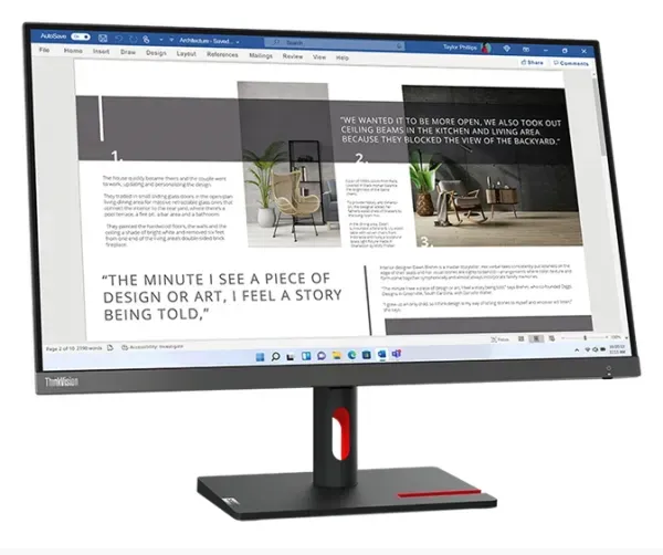 Monitor 27" Lenovo S27i-30 63DFKAT4EU IPS 1920x1080/100Hz/4ms/2xHDMI/VGA Slika 1