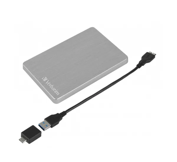 HDD E2.5" Verbatim 2TB USB 3.2 Store'n'Go 53666, Silver Slika 3