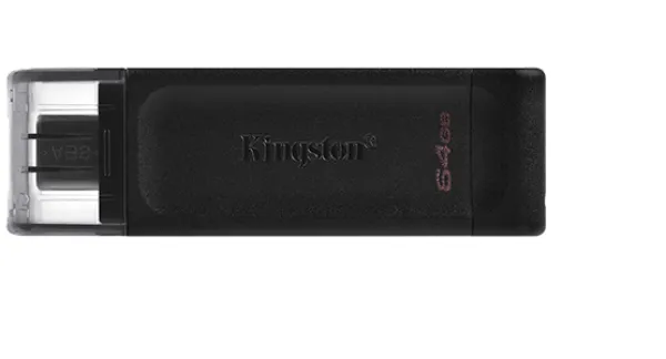 FLASH DRIVE 64GB USB 3.2 Kingston DataTraveler 70 black DT70/64GB * Slika 1