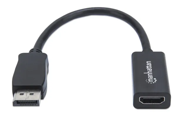 Adapter Manhattan 151634 DisplayPort/M - HDMI/F 1080p Crni Slika 2