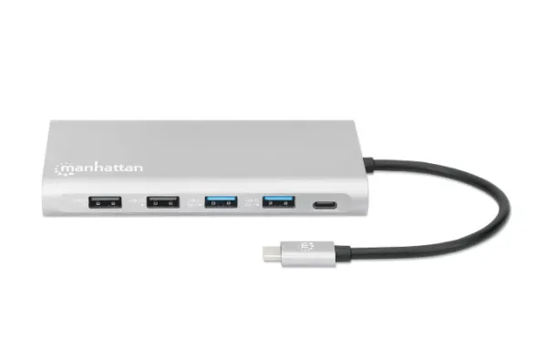 Docking station Manhattan 130660 12in1 USB-C - 3xHDMI/4xUSB/LAN/CR/PD 100W Slika 7