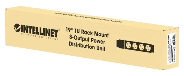 PDU kabl Intellinet 715126 19"/1U sa 8 utičnica/prekidač/2m Slika 4