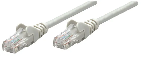 Intellinet LAN UTP kabl intellinet 737302 Cat5e CCA//Sivi/0,25m Slika 1