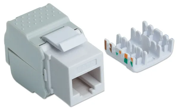 Modul RJ45 Intellinet 167062 Cat6/tool-less/568B 2-1/beli Slika 3