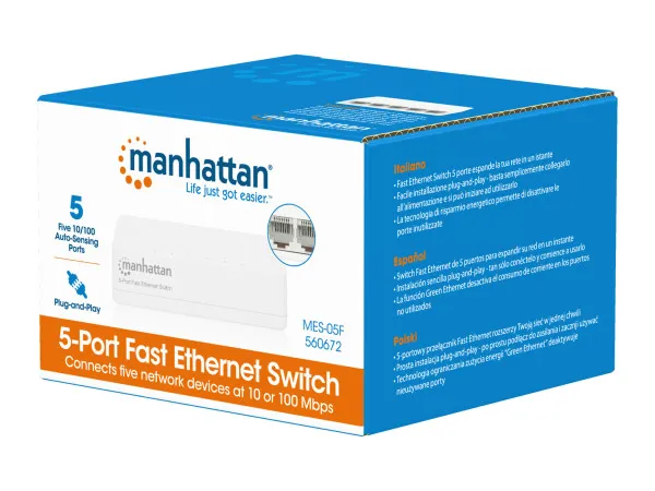 LAN switch Manhattan 560672 10/100 5port Slika 2