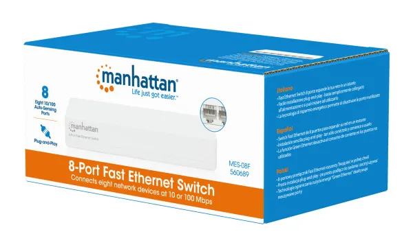 LAN switch Manhattan 560689 10/100 8port Slika 2