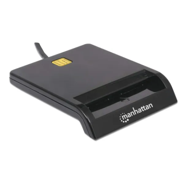 USB smart card reader Manhattan 102049, black Slika 4