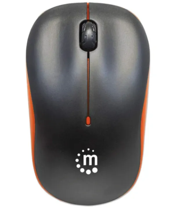 Miš Wireless Manhattan Success 179409, Black/Orange Slika 3