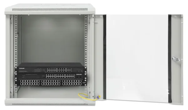 Rack orman Intellinet 711890 19"/12U 570x600x635/staklena vrata/bravica Slika 2