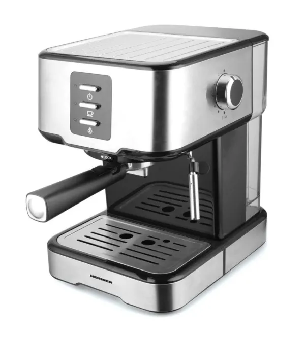 Heinner Espresso aparat HEINNER Brasillo HEM-850IXBK 15bar/1,5l/Inox - Image 1