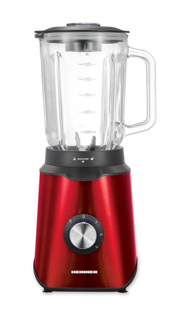 Heinner Blender HEINNER HBL-1000RED 1,5l/1000W/slaklena čaša/crveni Slika 1