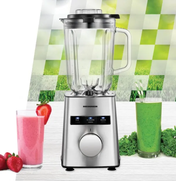 Heinner Blender HEINNER HBL-HE800SS 1,5l/800W/staklena čaša/inox Slika 2