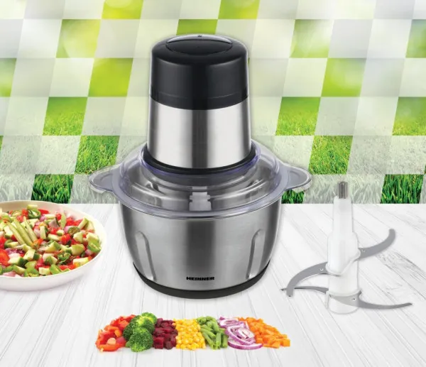 Heinner Seckalica HEINNER HMC-D300SS 300W/Inox posuda 2l/2.brzine/inox Slika 2