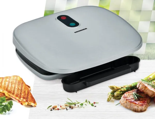 Heinner Električni grill HEINNER HEG-F1000SL 1000W/27x23cm Slika 3