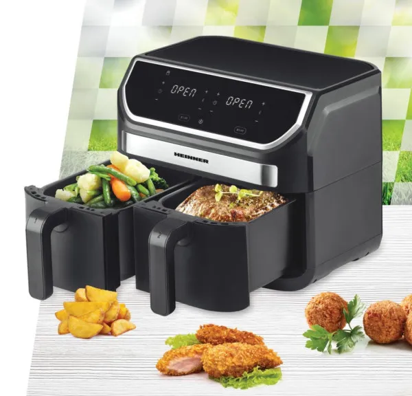 Heinner Friteza Air Fryer HEINNER HAF-KDB1700BK 1700W/8.5l/crna Slika 2